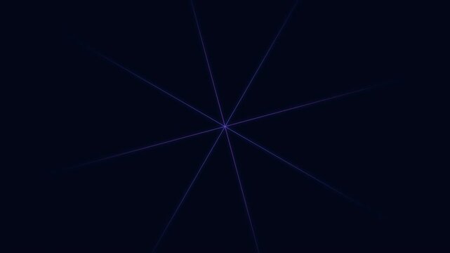 Abstract Blue Radial Sunburst Light Rays Motion Graphic Background
