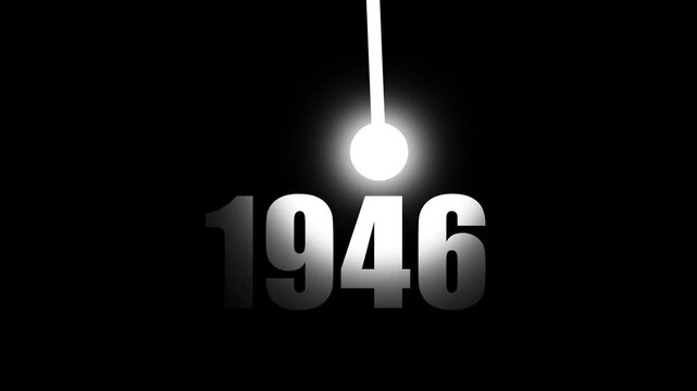 1946 Bright concept Lighting Up &ndash; Futuristic New Year Concept Symbolizing Innovation, Strategy and forward Thinking Success business growth on background...