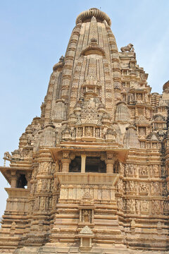 The Lakshmana Temple  dedicated to Vaikuntha Vishnu - an aspect of Vishnu  10th-century Hindu temple built by Yashovarman during the Chandela dynasty located in Khajuraho, India, 