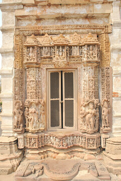 The Lakshmana Temple  dedicated to Vaikuntha Vishnu - an aspect of Vishnu  10th-century Hindu temple built by Yashovarman during the Chandela dynasty located in Khajuraho, India, 