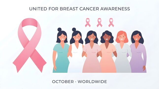 United for breast cancer awareness month supporting survivors and fighting the disease worldwide