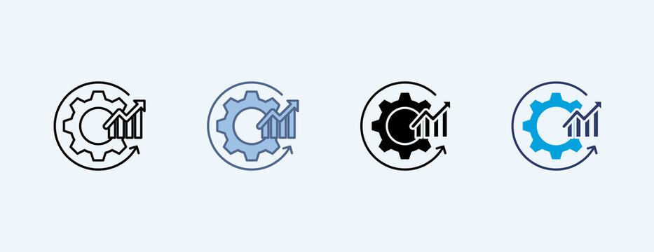 Utilize Multiple Icon Set Illustration Vector