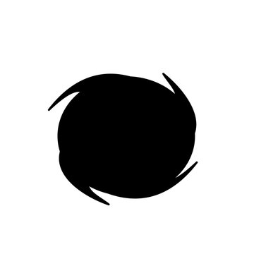 Interdimensional Time Travel Portal Icon Vector. Spiral Vortex and Sci-Fi Cosmic Wormhole Gateway.