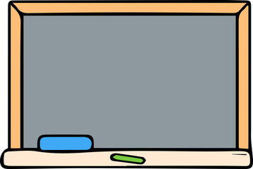 blackboard with chalk © yoga