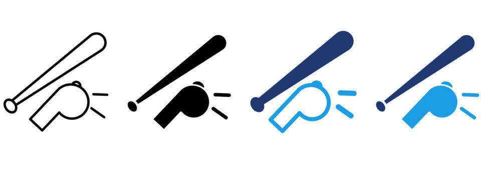 Baseball Coaching Whistle icon collections. Containing Trainer, Strategy, Play, Exercise and more icons.