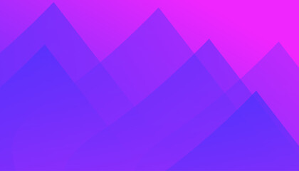 Obraz premium Modern geometric mountain range abstract illustration.