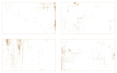 Fototapeta premium Grunge Urban Backgrounds set. Texture Vector. Dust Overlay Distress Grain ,Simply Place illustration over any Object to Create grungy Effect