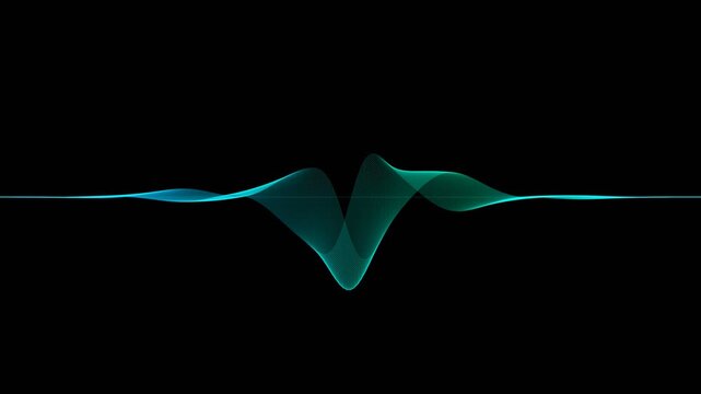 Vibrant Neon Audio Visualizer Music Beat Waveform
