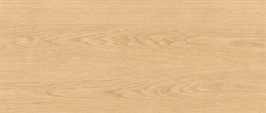 Wood texture background showing blonde oak plank grain with natural cathedral marks for flooring design projects
