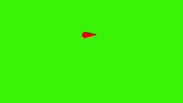Hand drawn circle in red marker on green screen background. Hand drawn circle in red marker on green screen background. red circle highlighter scribble animation.