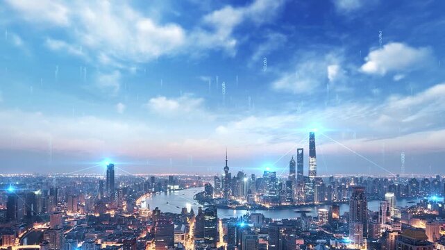 Modern City Internet City Technology