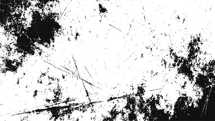 Obraz premium Isolated Dust and Dirt Overlay Vector featuring Abstract Monochrome Particles and Rough Grainy Grunge Texture.