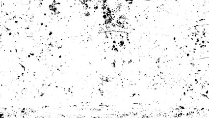 Fototapeta premium Shabby Monochrome Grunge Overlay Texture Vector with Grainy Noise Particles and Distressed Scratches for Photo Effect.