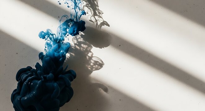 Close up of blooming hydrangea flower cluster in sunlight.