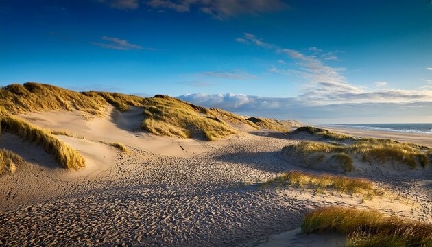 Dune Landscape At The North Sea