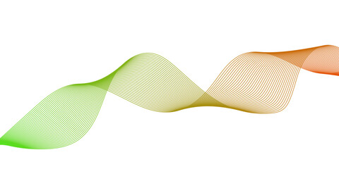 Fototapeta premium Abstract colorful blend wave curve line and white background texture. digital frequency track equalizer. modern abstract glowing wave background. 