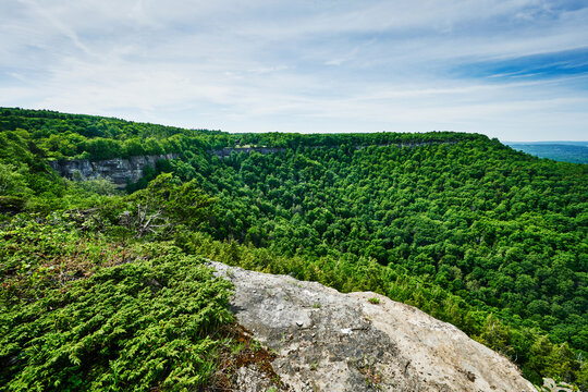 Thatcher state park landscape, Upstate New York