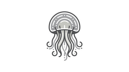 Detailed illustration of a jellyfish.