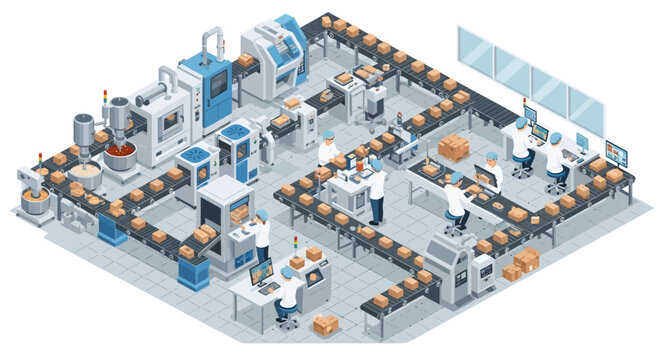 3D isometric package with high tech