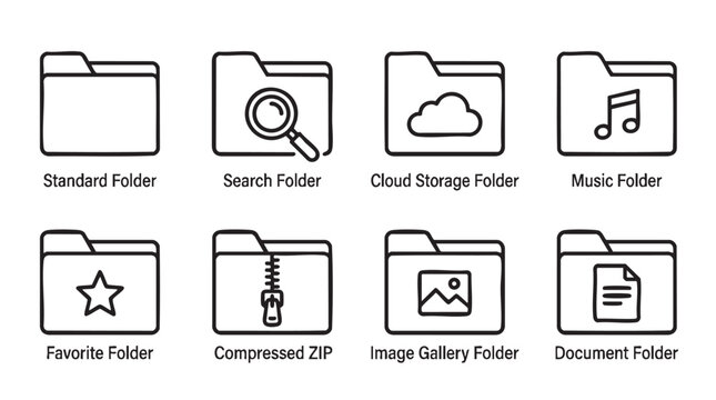 Businessman organizing digital files. Professional managing computer folders.