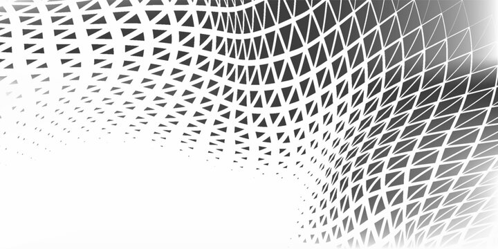 Seamless halftone triangle pattern. Random vector noise ehite nice dissolve