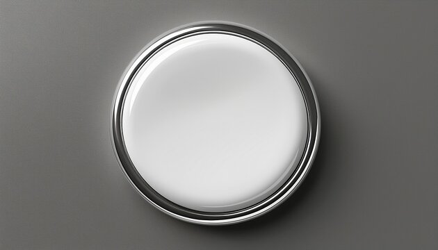 button pin badge white blank badge mockup realistic 3d pin button no logos no brands