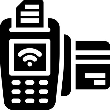 edc machine terminal icon vector object illustration