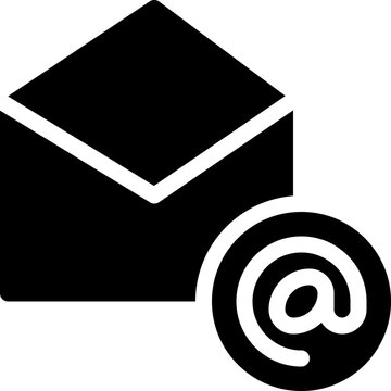 email icon vector object illustration