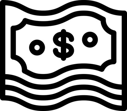 currency money dollar icon vector object illustration