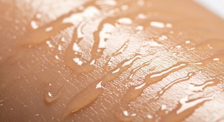 Fototapeta premium Close up skin with water droplets texture