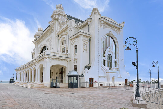 Old Casino stands as a historical monument in Constanta, Romania, showcasing classical architecture and coastal views for visitors and locals