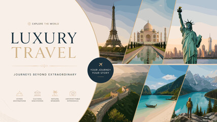 Experience the world's most iconic landmarks and breathtaking natural wonders with our exclusive luxury travel services, crafting journeys beyond the ordinary. © Wig