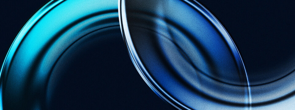 Abstract Blue Technology Background with Futuristic Digital Waves and Modern Innovation Concept