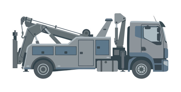 Tow Truck Vector Illustration