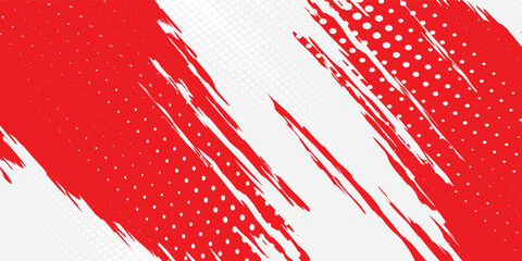 Indonesian Flag grunge background for Independence Day greetings © hamba allah