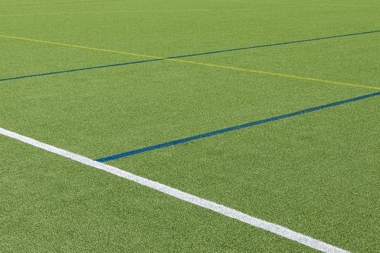 lines on sports field