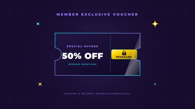 Neon Discount Promo On Digital Screen Video.