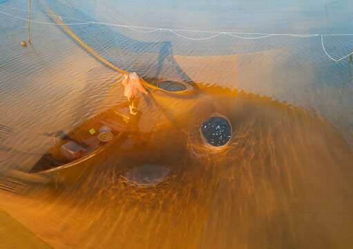 Traditional Net Fishing Aerial