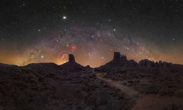 Milky Way Over Morocco