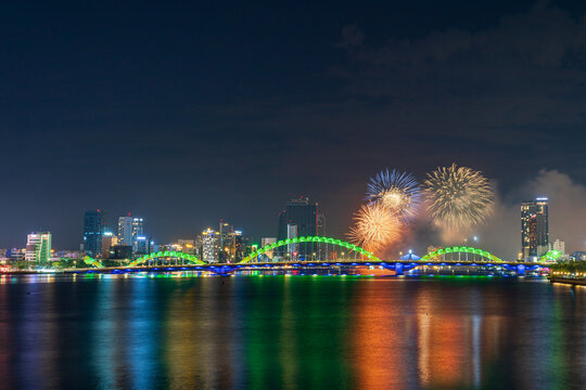 Dragon Bridge Fireworks Display