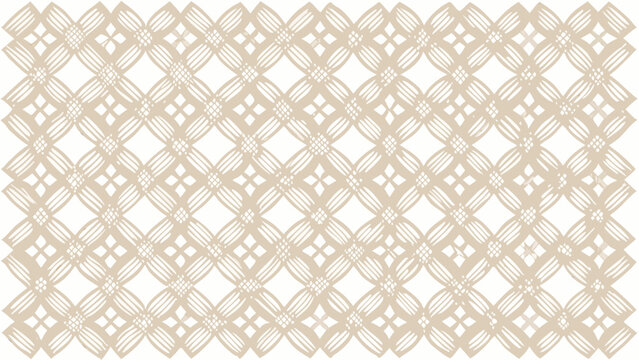 Interlocking Geometric Pattern On White Background tessellation