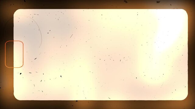 Vintage super 8 mm cinema film frame with vintage borders suitable for film designs. Overlay footage. 4K Video