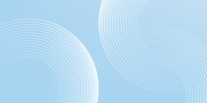 Background pastel colorful  blue and white gradations. Circle effect style geometric simple modern abstract nice