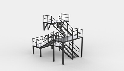 Mobile platform ladder  © ahammadullah