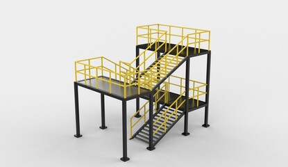 Mobile platform ladder  © ahammadullah