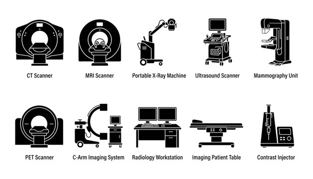 Medical Imaging Equipment Including Ct Scanner, Mri Scanner, Portable X-Ray Machine, Ultrasound Scanner, Mammography Unit, Pet Sca