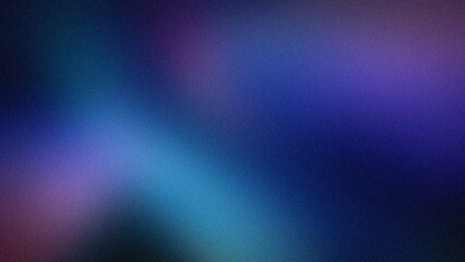 Fototapeta premium Abstract dark blue purple background with soft grain texture