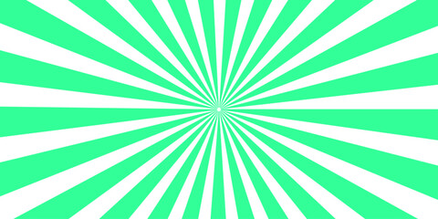 Fototapeta premium A vibrant green and white radial burst creates a dynamic and energetic background, perfect for graphic design and visual elements.
