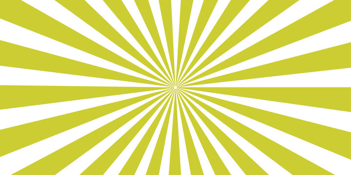 An abstract, retro-inspired radial burst pattern in vibrant yellow and white, creating a dynamic visual effect that suggests energy and retro style.