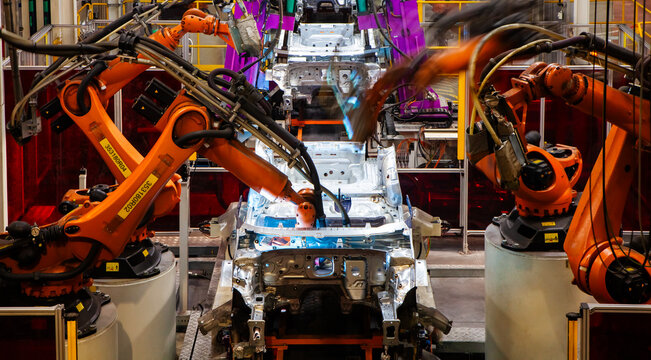 Automobile manufacturing production line